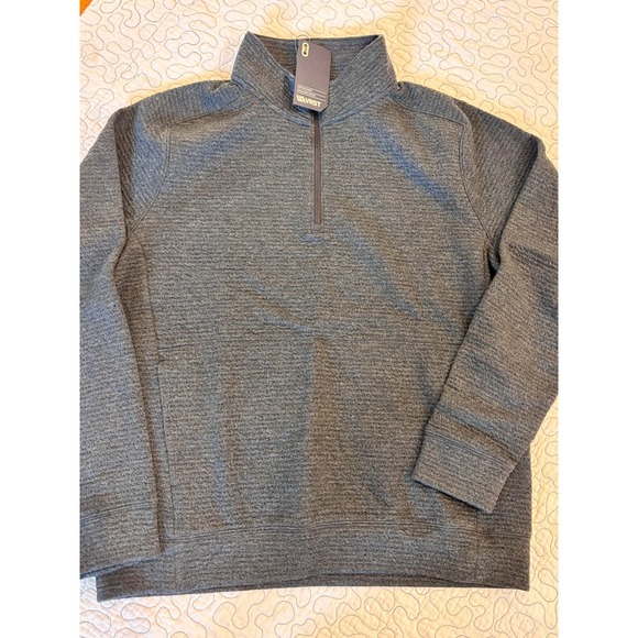 VRST Other - VRST Recharge Lunar 1/4 Zip Pullover Pure Black UPF 50+ Mens Size Large